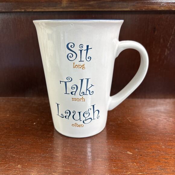 Mulberry Ceramic Latte Mug - Live Well Laugh Often Love Much - Picture 12 of 12